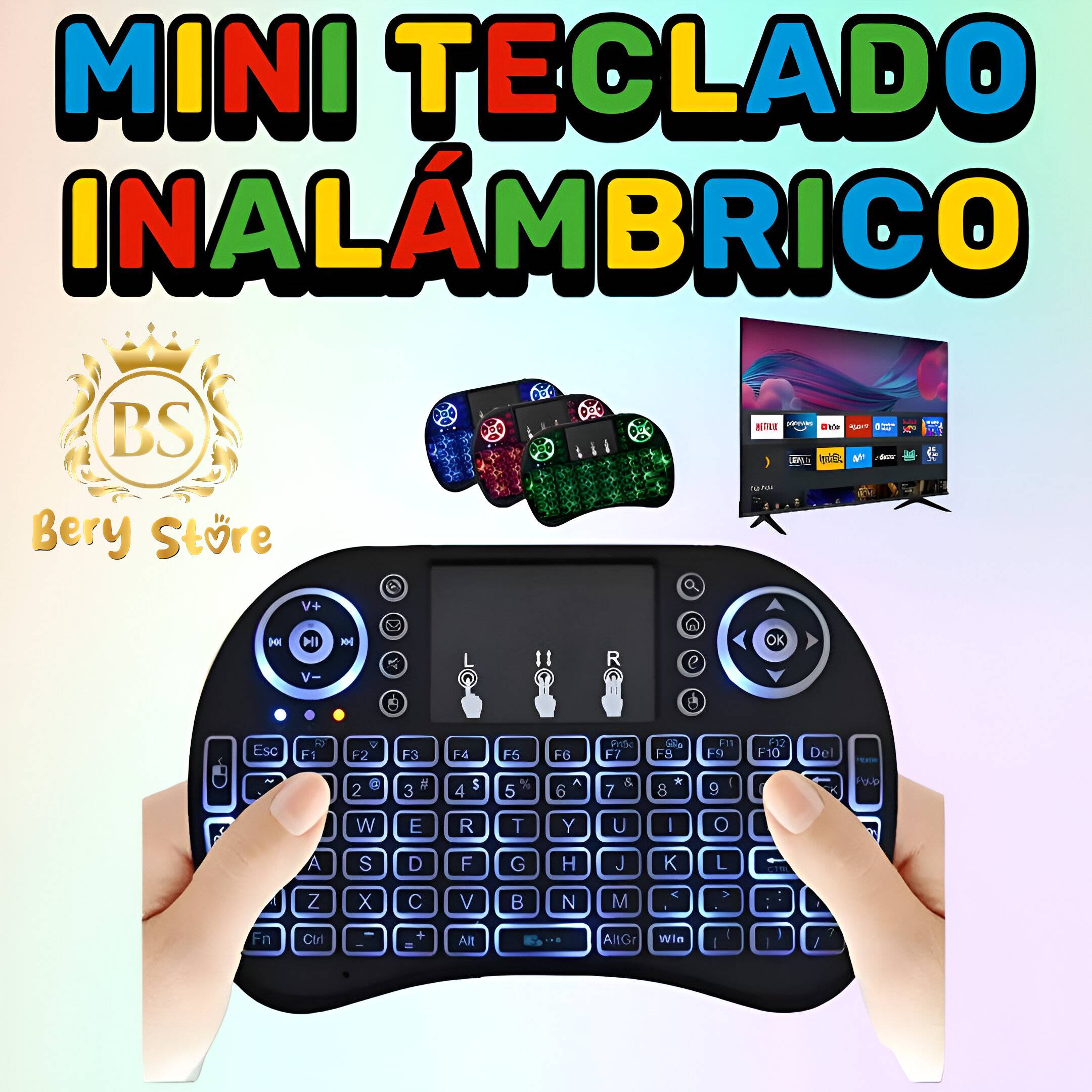 MINI TECLADO INALAMBRICO PARA TV / MINI TECLADO BLUETOOTH Foto 7279577-1.jpg