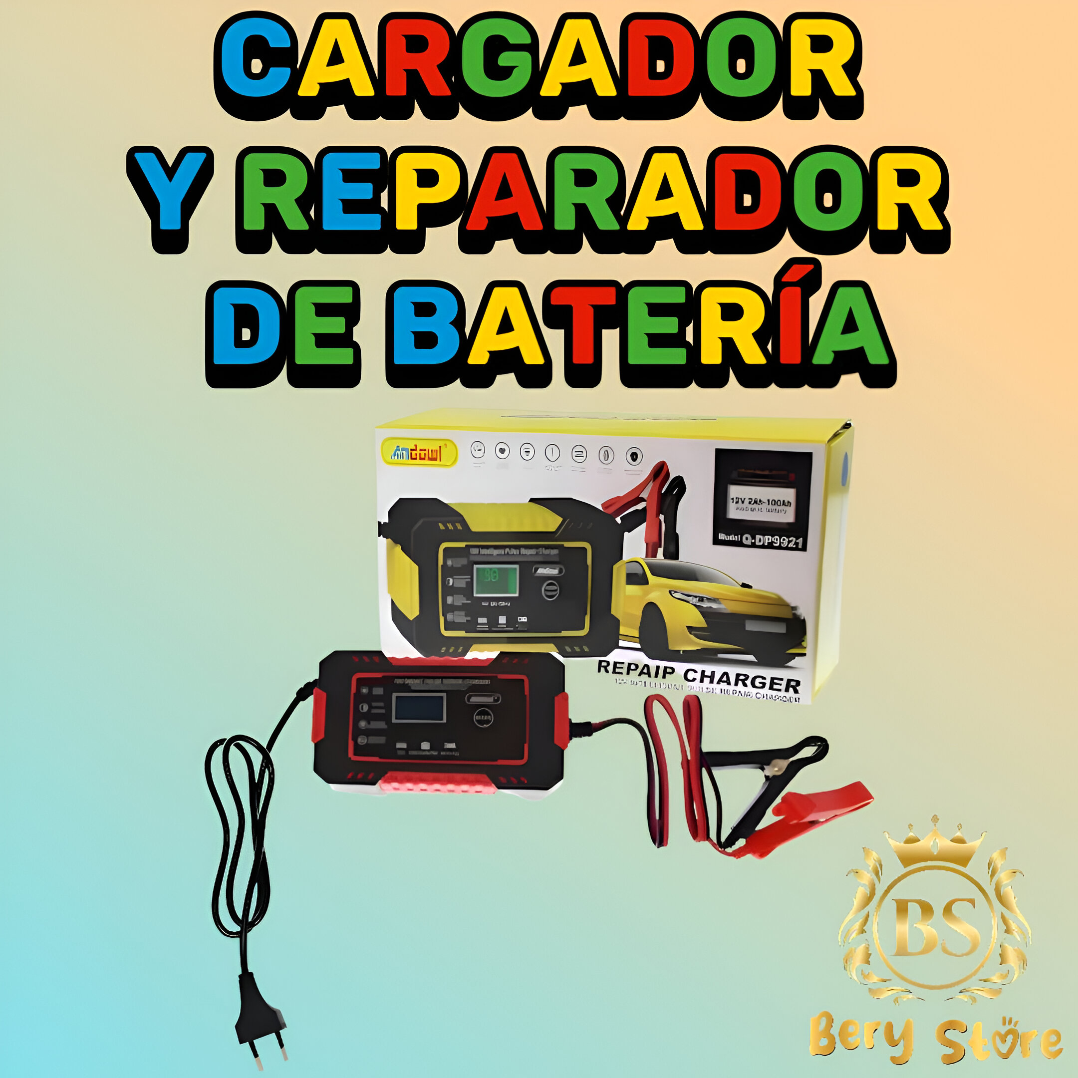 CARGADOR Y REPARADOR DE BATERIAS PARA AUTOS / CARGADOR DE BATERIAS / R Foto 7279578-3.jpg