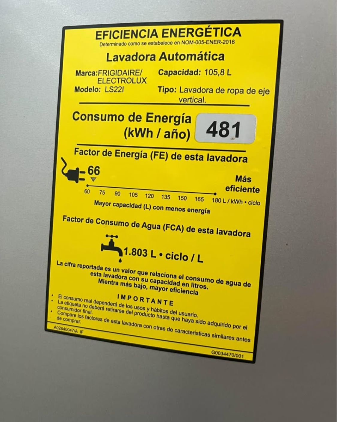 Lava enjuaga sola y exprime. 44 libras en Montecristi Foto 7279743-3.jpg