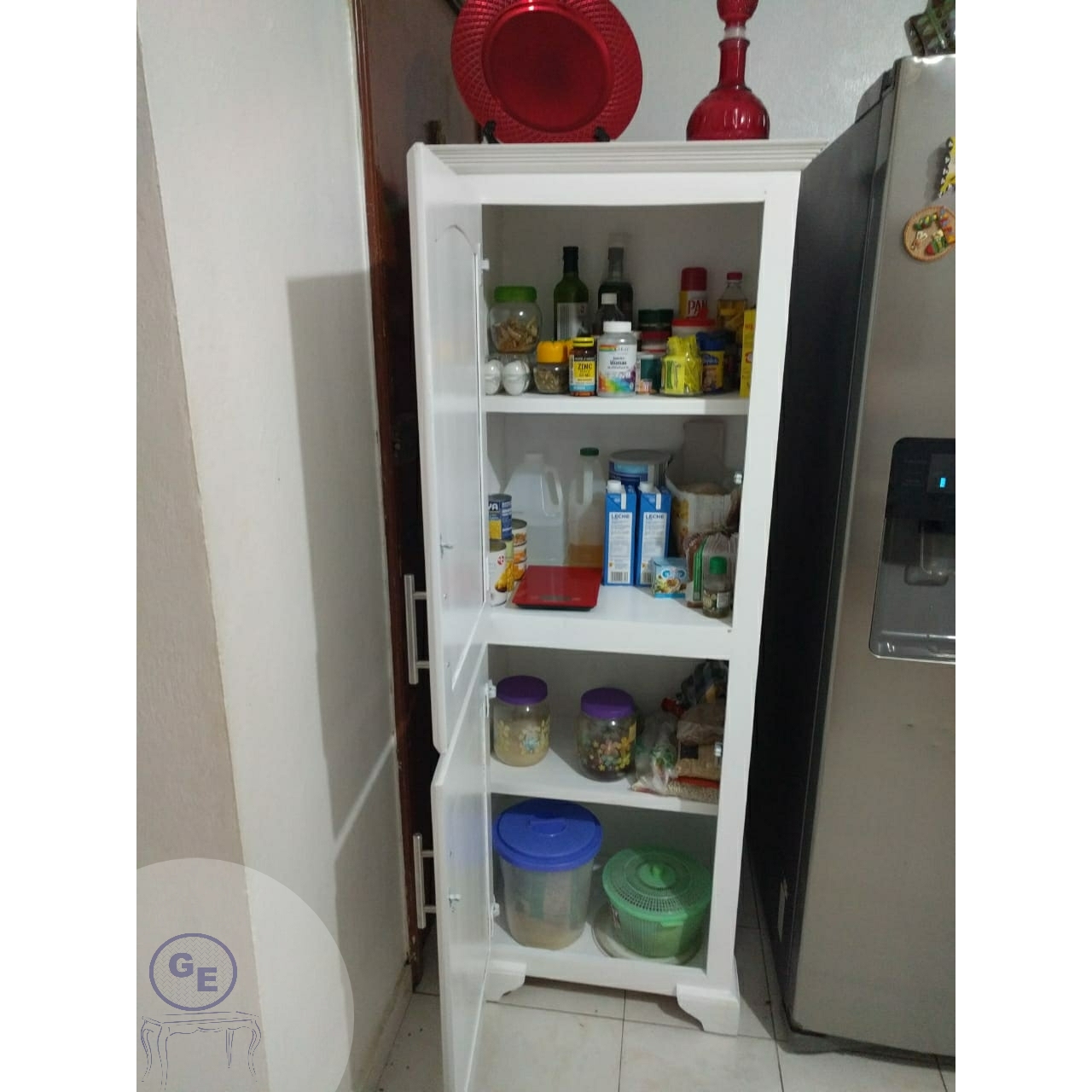 Organizador de alientos blanco para cocina  Foto 7279749-3.jpg