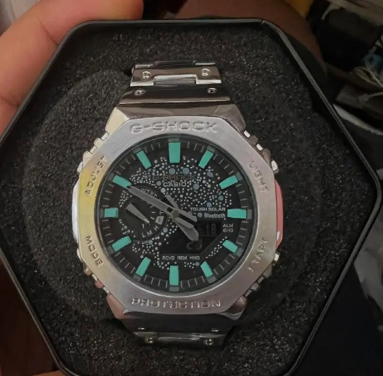CASIO G-SHOCK Octagonal resina fibra carbono luz led 1m Garantia Foto 7280310-1.jpg