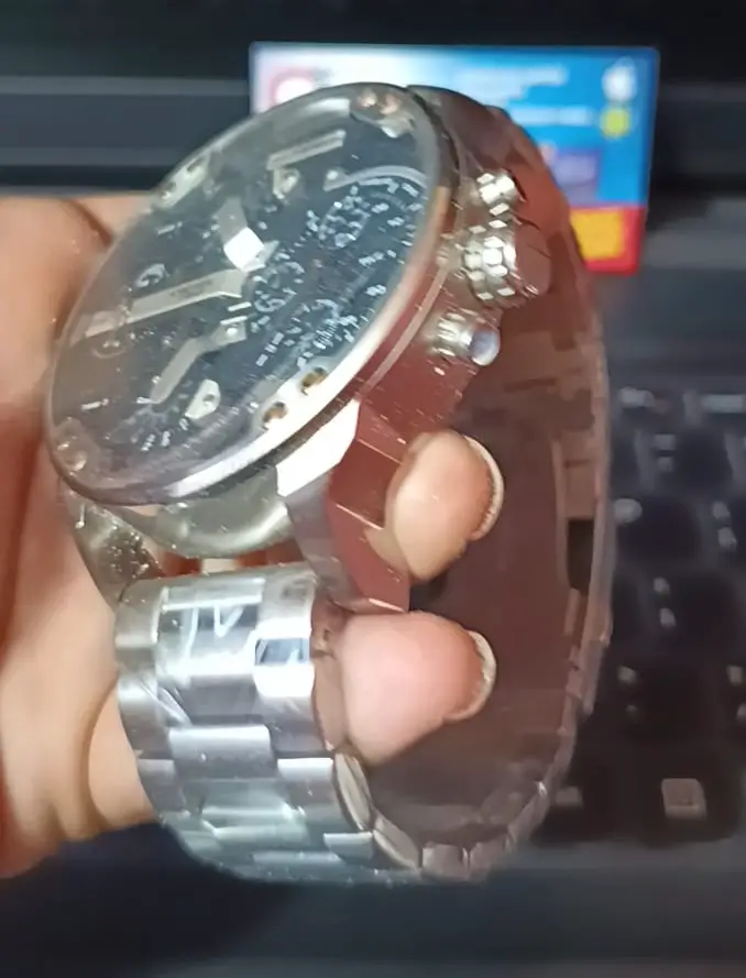 Diesel Reloj Plateado Mr. Daddy 2.0 de cuarzo y acero inoxidable con c Foto 7280584-2.jpg