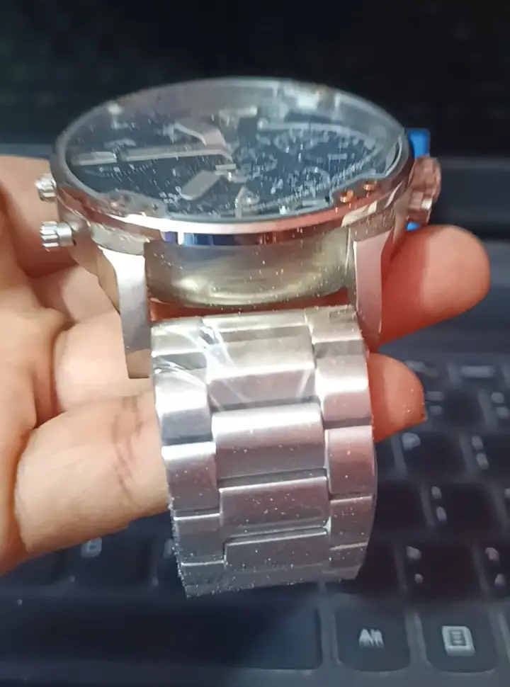Diesel Reloj Plateado Mr. Daddy 2.0 de cuarzo y acero inoxidable con c Foto 7280584-3.jpg