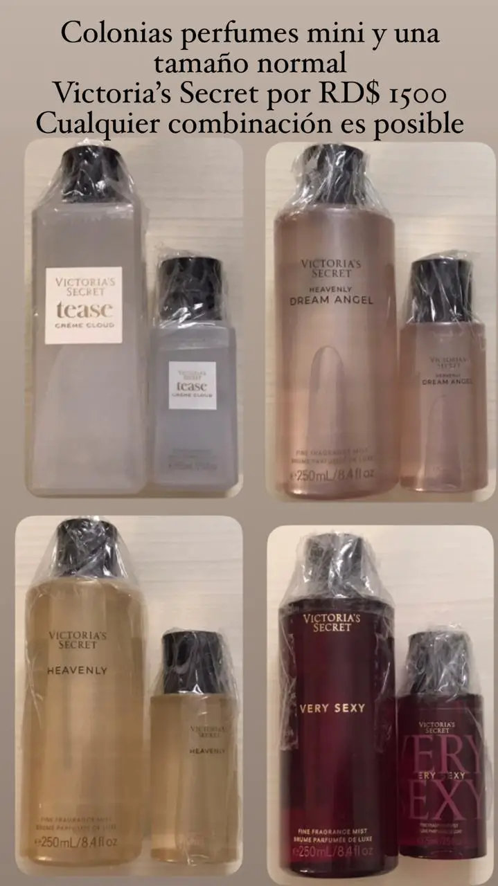 Set de colonia grande y pequeña Fine Fragance Victorias Secret cualqui Foto 7280590-13.jpg
