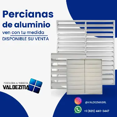 PERCIANAS DE ALUMINIO DISPONIBLE DE VALDEZMA  Foto 7280672-1.jpg