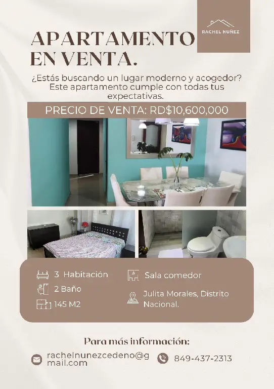Apartamento de 3 Habitaciones en Venta en Julieta Morales. Foto 7280735-1.jpg
