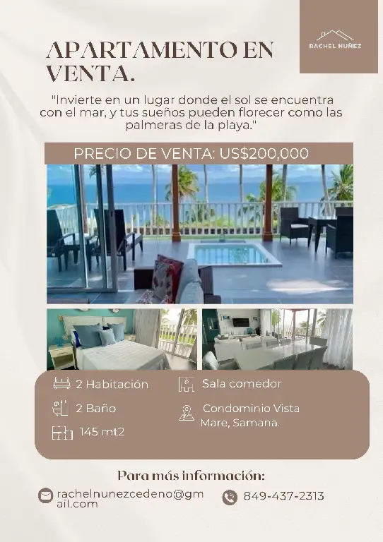 Apartamento de 2 Habitaciones en Venta en Samaná. Foto 7280787-1.jpg
