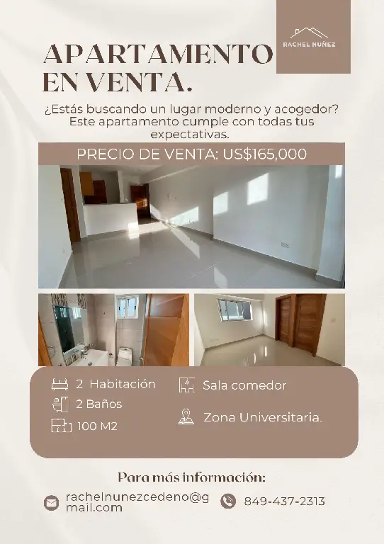 Apartamento de 2 Habitaciones en Venta en Zona Universitaria. Foto 7280803-1.jpg
