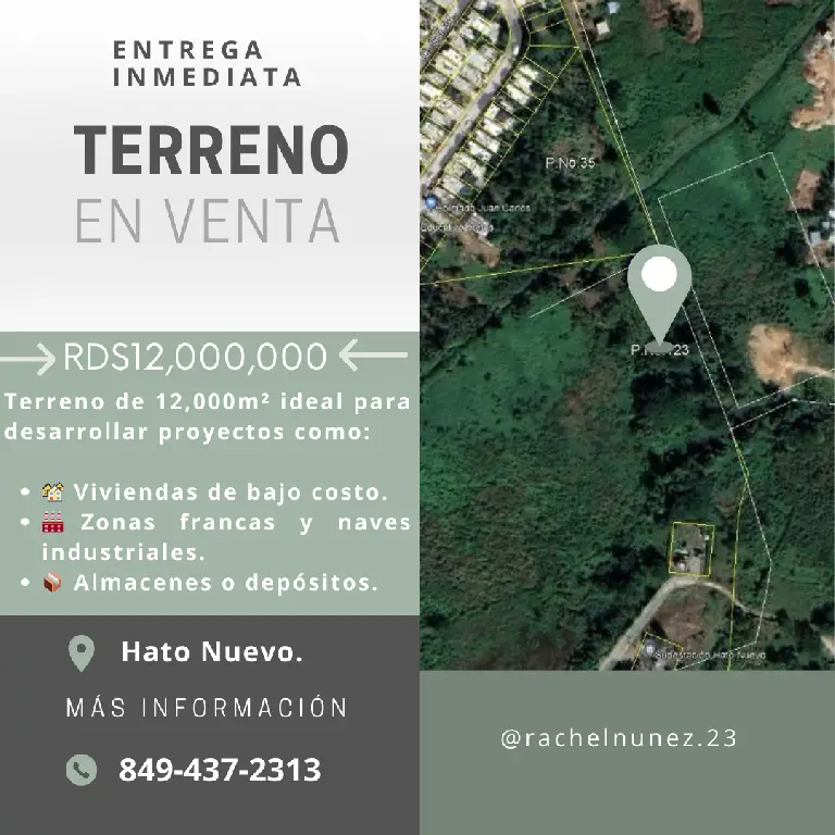 Terreno en Venta en Hato Nuevo. Foto 7280804-1.jpg
