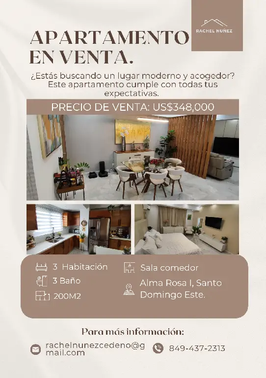 Apartamento de 3 Habitaciones en Venta en Alma Rosa I. Foto 7280813-1.jpg
