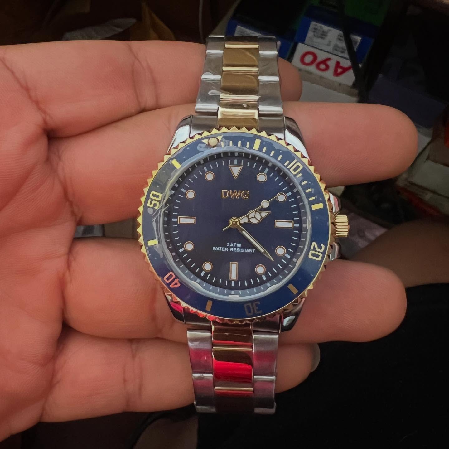Reloj DWG 38mm tipo Rolex sub marine 1Mes de Garantia Foto 7280895-1.jpg