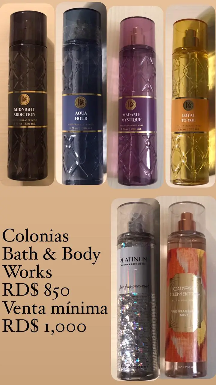 Colonias y cremas variadas Bath  Body Works Victoria’s Secret Pink Hap Foto 7280943-3.jpg