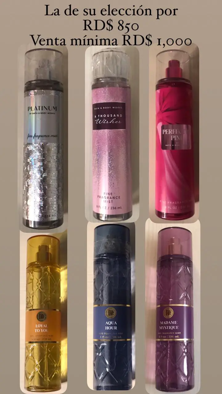 Colonias y cremas variadas Bath  Body Works Victoria’s Secret Pink Hap Foto 7280943-4.jpg