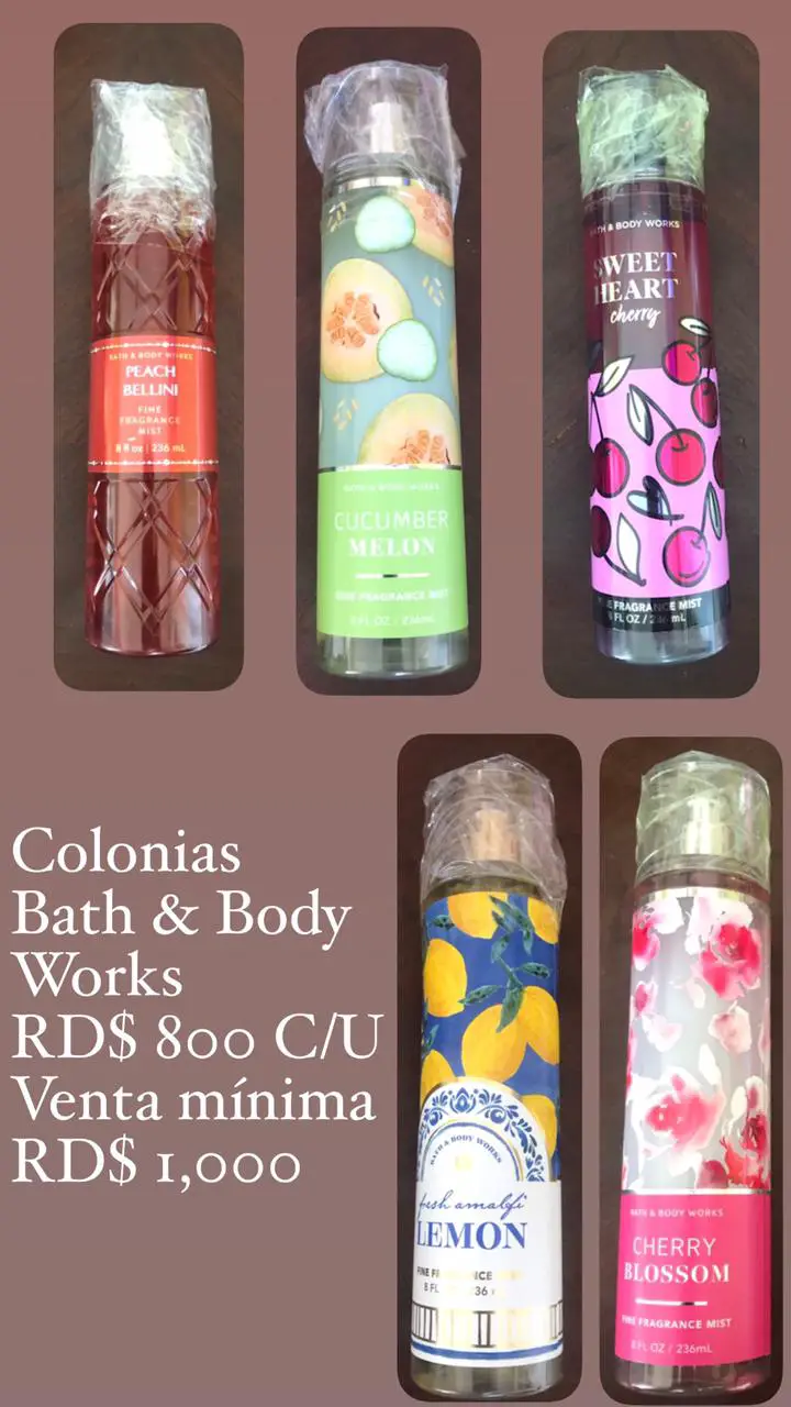 Colonias y cremas variadas Bath  Body Works Victoria’s Secret Pink Hap Foto 7280943-6.jpg