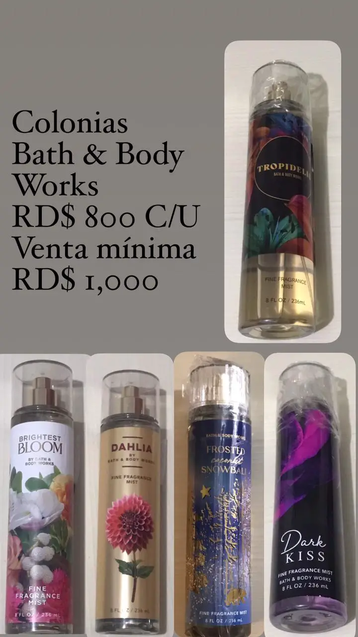 Colonias y cremas variadas Bath  Body Works Victoria’s Secret Pink Hap Foto 7280943-7.jpg