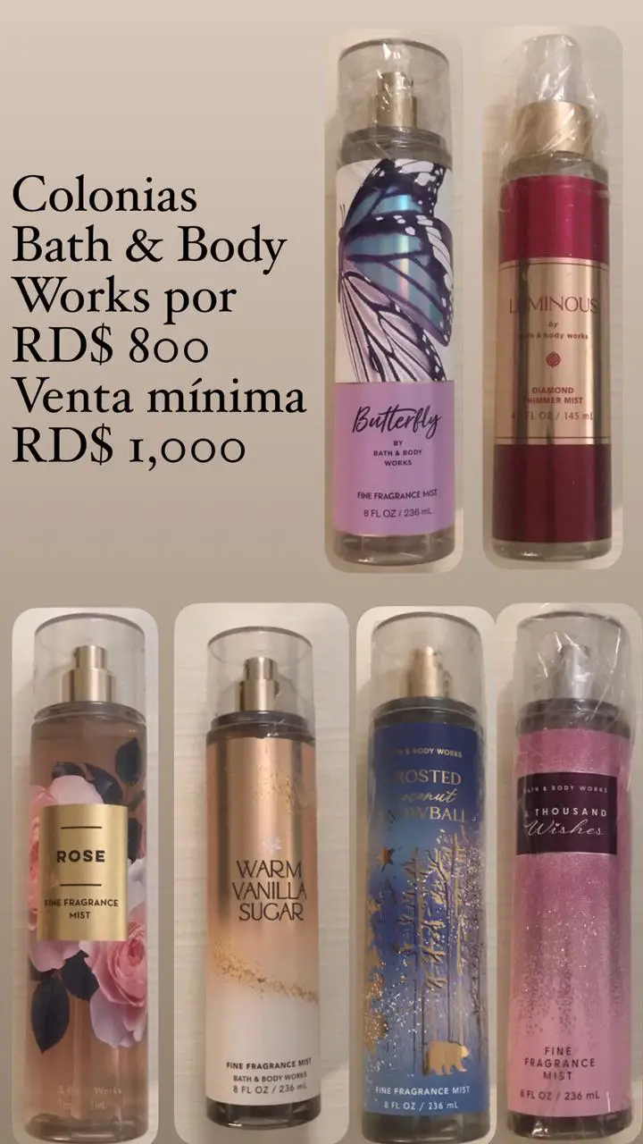 Colonias y cremas variadas Bath  Body Works Victoria’s Secret Pink Hap Foto 7280943-8.jpg
