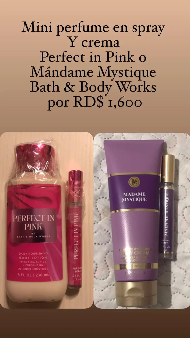 Colonias y cremas mini Bath  Body Works Victoria’s Secret Pink Happy N Foto 7280976-2.jpg