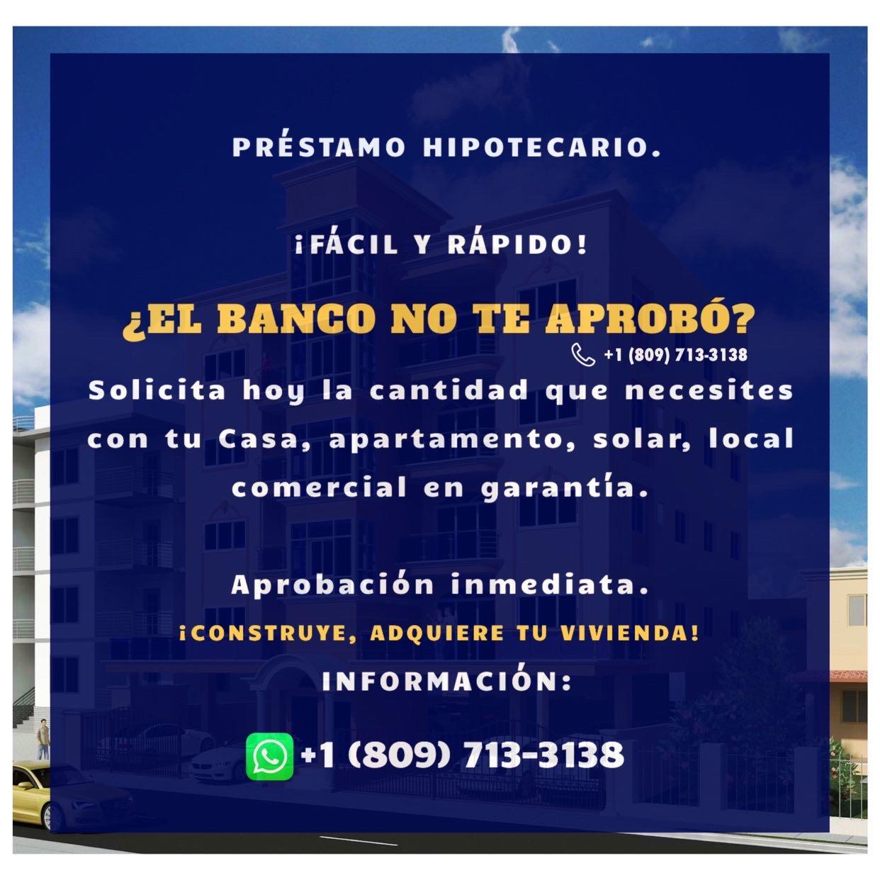 PRÉSTAMOS HIPOTECARIO  SANTO DOMINGO. Foto 7281028-1.jpg