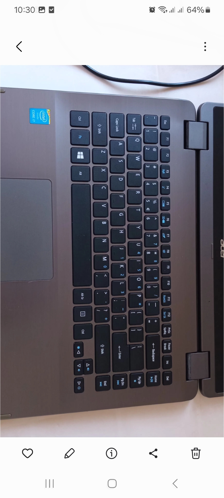LAPTOP ACER CORE i7  Foto 7281077-5.jpg