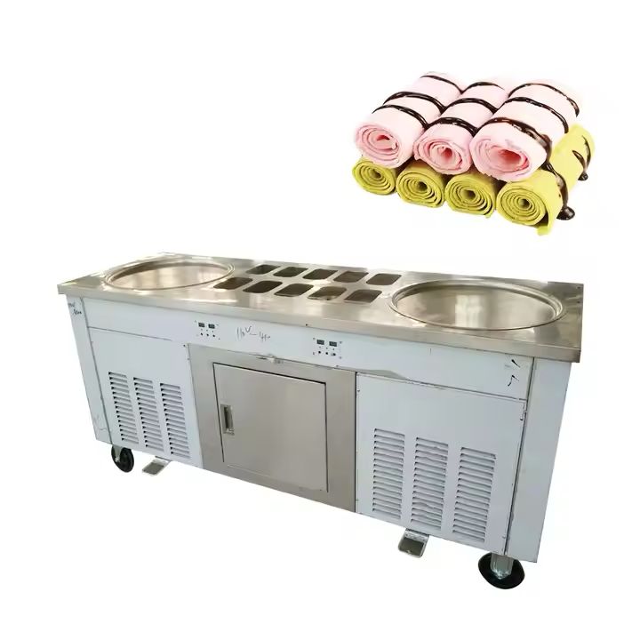 Maquina de Helado Thailandesa Rolled ice Cream Foto 7281084-5.jpg