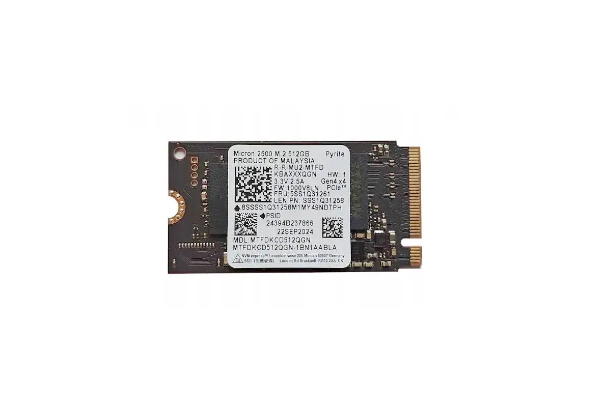 Disco Duro SSD M2 512GB 2242 Micron PCIE NVME M.2 Foto 7281361-1.jpg