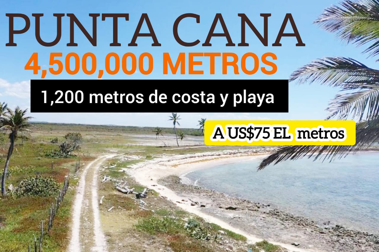 Terreno en VENTA en Punta Cana 4500000 metros. Foto 7281526-4.jpg