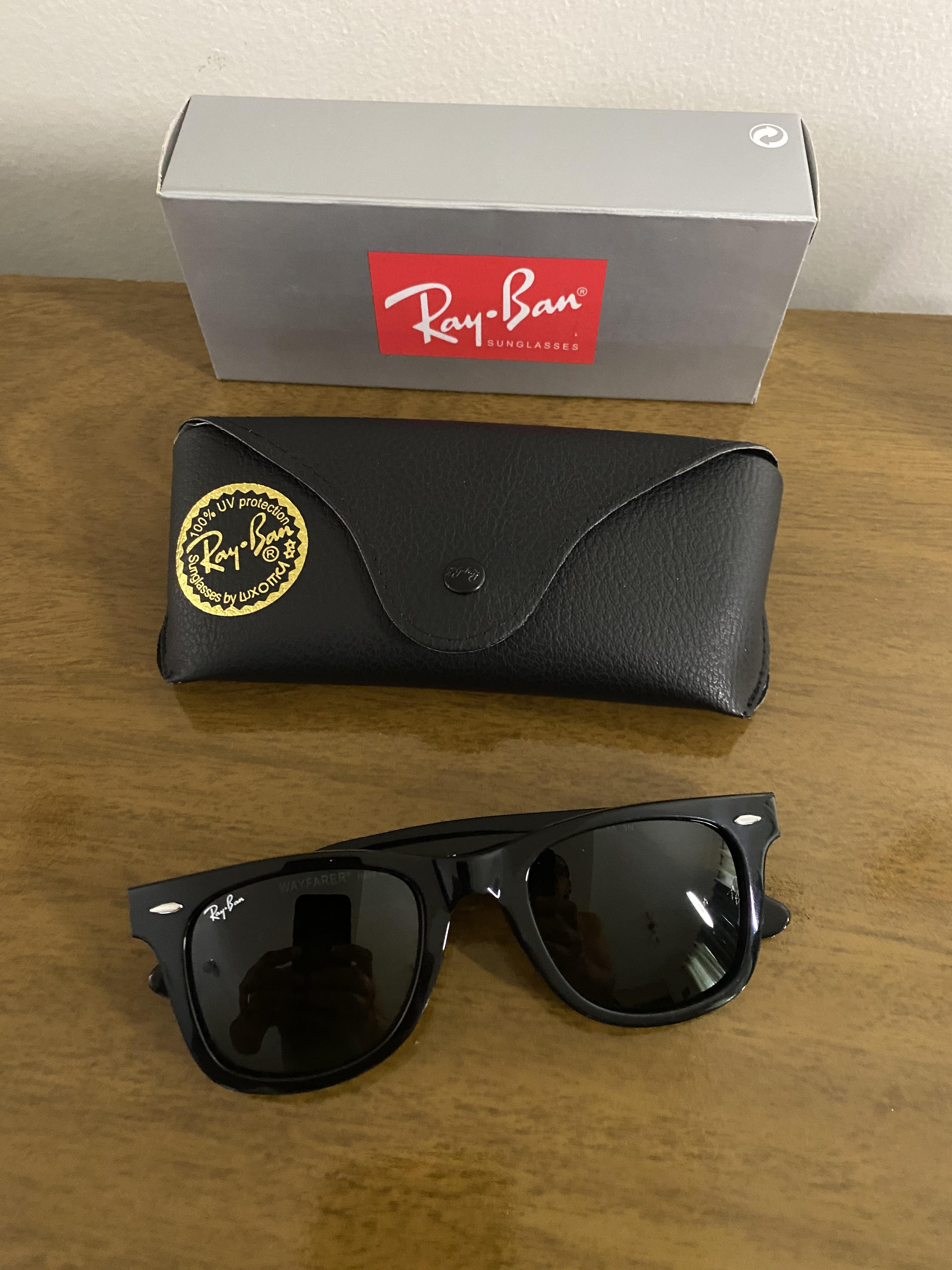Lentes RayBan Wayfarer Negro Cristal Negro Foto 7282090-4.jpg