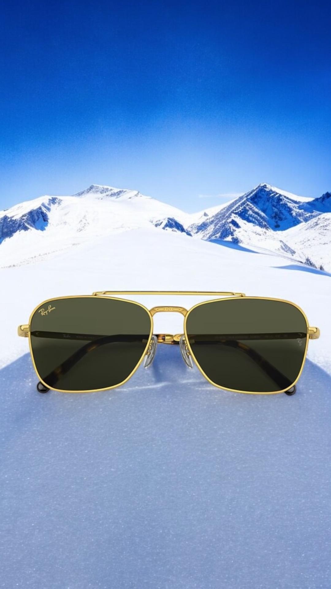 Lente RayBan New Caravan Dorado cristal Clásico Foto 7282091-2.jpg