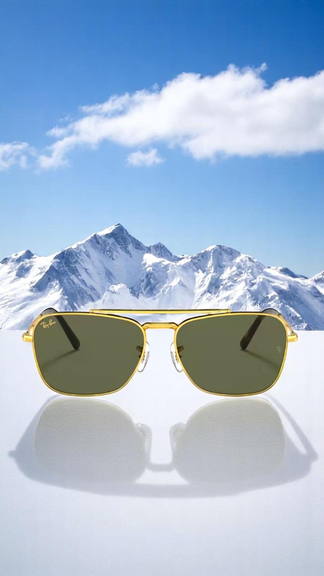 Lente RayBan New Caravan Dorado cristal Clásico Foto 7282091-3.jpg