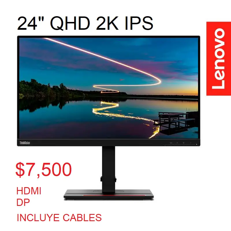 MONITOR LENOVO 24 PG. 2K WQHD IPS  7500 Foto 7282223-2.jpg