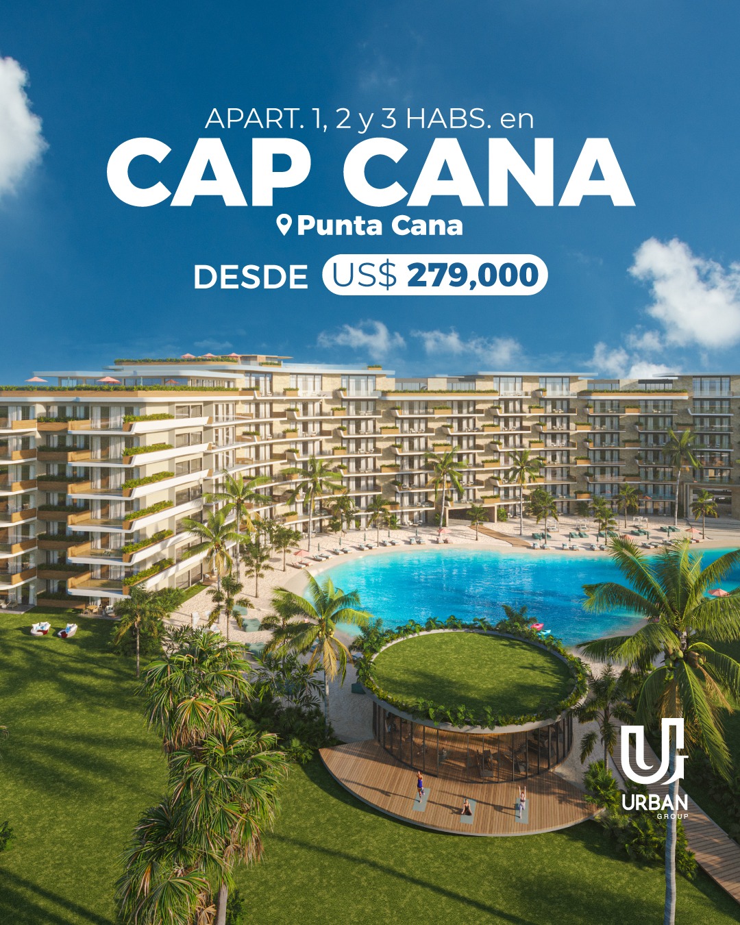 Apartamentos de 1 2 y 3 Habitaciones en Cap Cana Foto 7282358-1.jpg