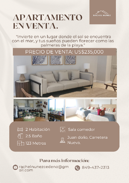 Apartamento de 2 Habitaciones en Venta en Juan Dolio.  Foto 7282412-1.jpg