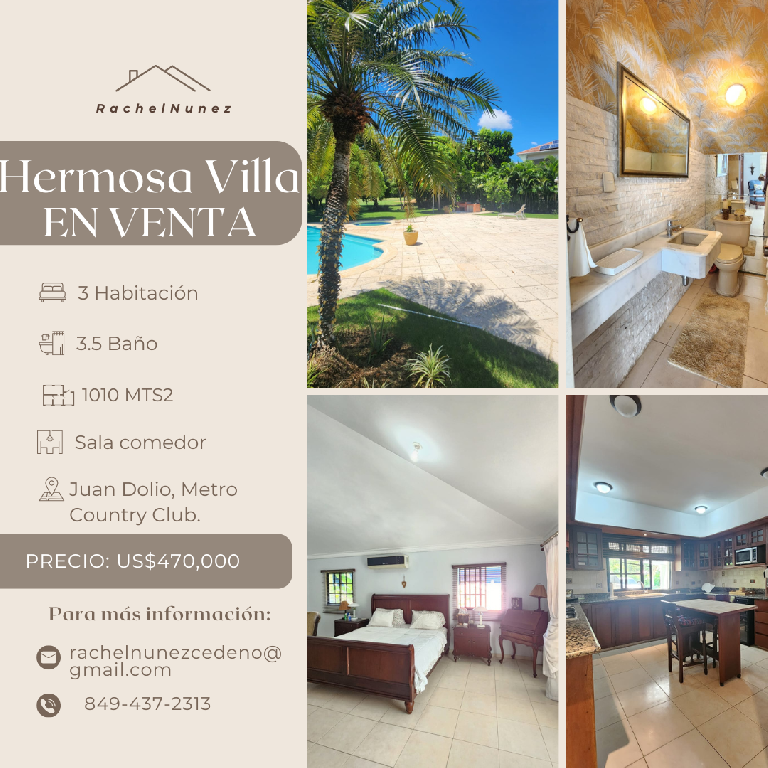 Villa en Venta en Juan Dolio. Foto 7282424-1.jpg