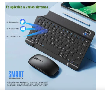 Combo Teclado y Mouse Inalambrico Bluetooth Foto 7282504-1.jpg