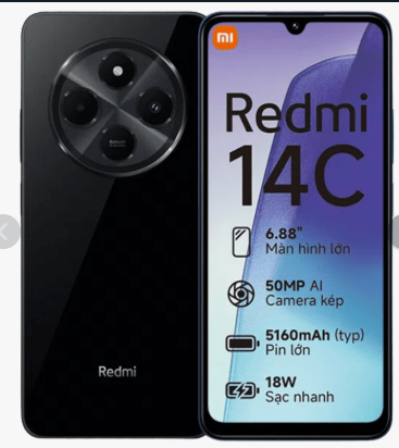 Smartphone Xiaomi Redmi 14C 8GB RAM  128GB Memoria Interna Foto 7282697-1.jpg
