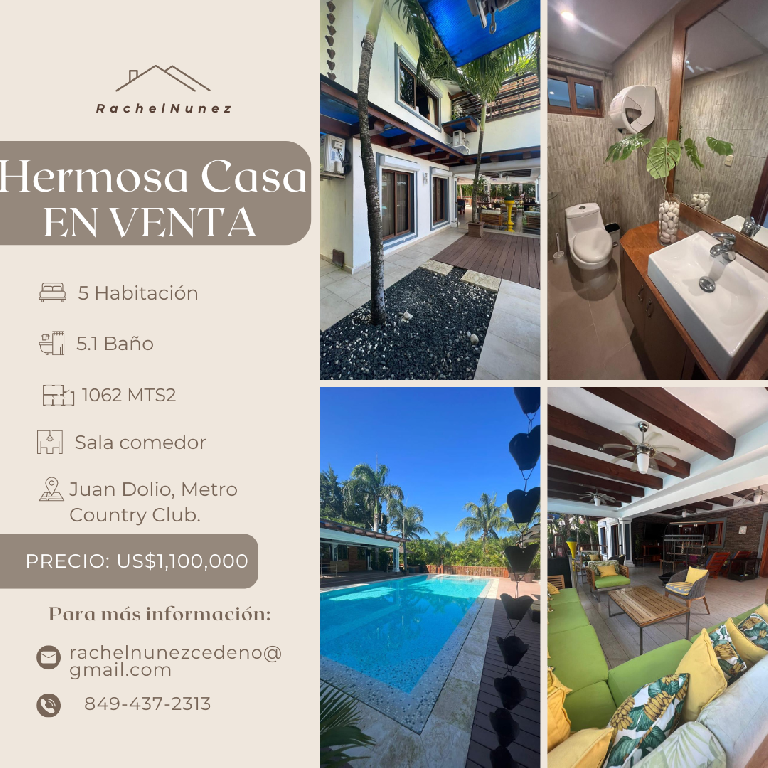 Villa en Venta en Juan Dolio. Foto 7283040-1.jpg