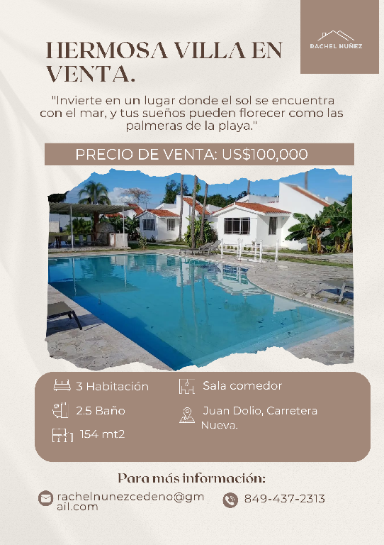 Villa en Venta en Juan Dolio. Foto 7283065-1.jpg