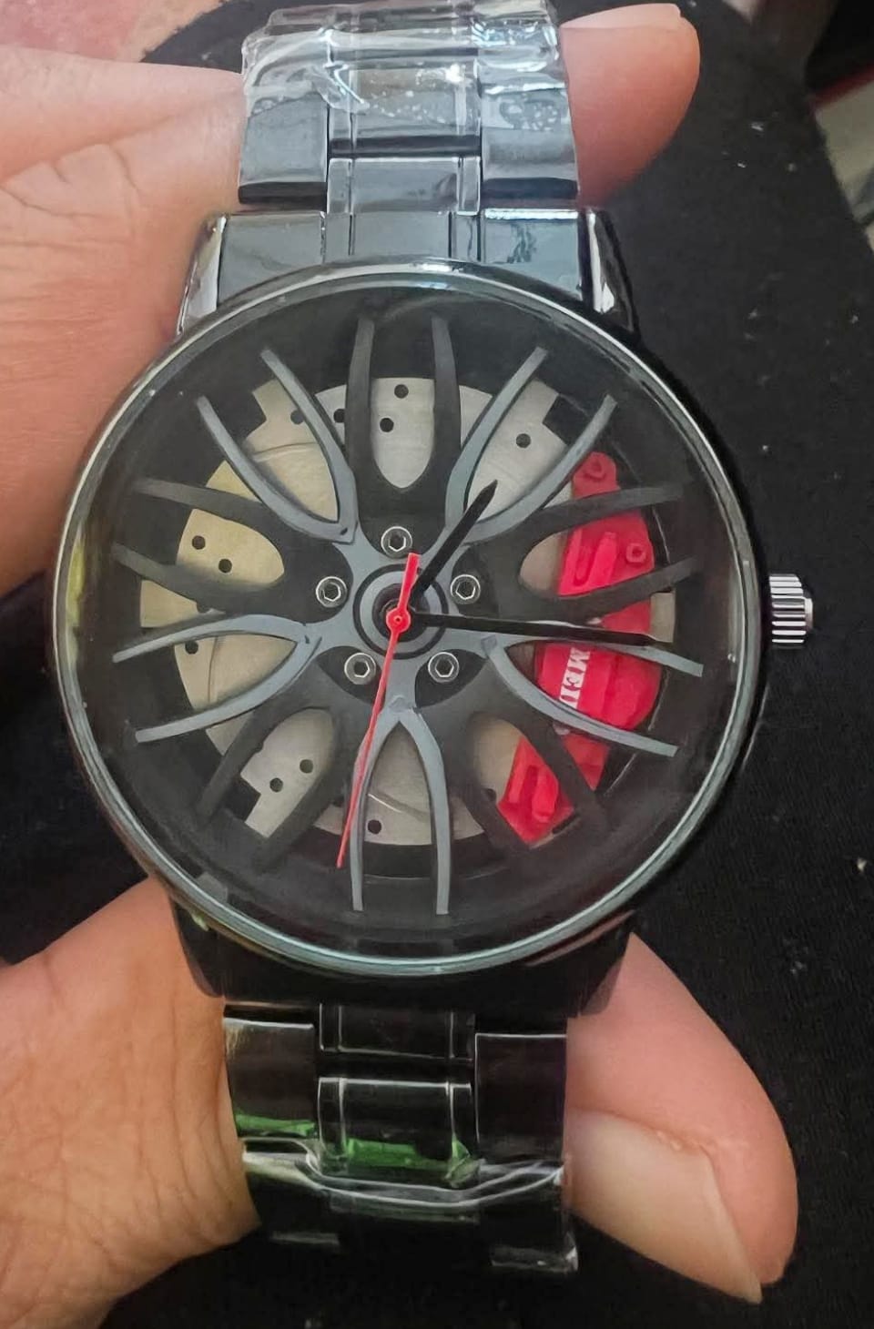 Reloj Racing 46mm Diseño 3D con aro y disco de freno. Foto 7283089-1.jpg