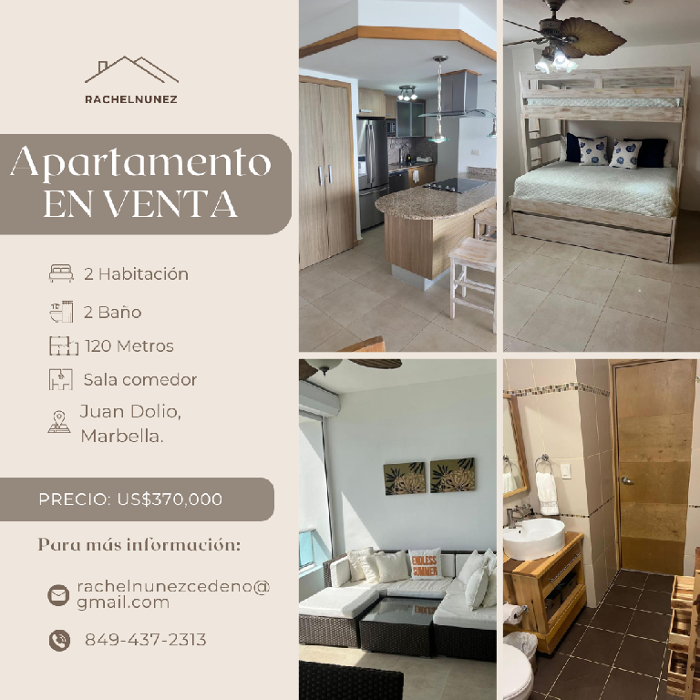Apartamento de 2 Habitaciones en Venta en Juan Dolio.  Foto 7283159-1.jpg