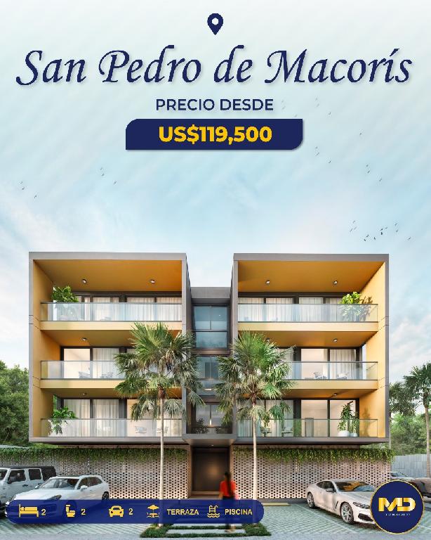 Proyecto de Apartamentos con piscina ascensor 2 HB 2 BÑ y 2PQ Ubicado  Foto 7283674-1.jpg
