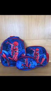 mochila escolar de niño de spiderman  Foto 7286345-1.jpg