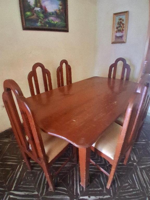 Juego de Comedor y Vitrina todo en Andiroba Foto 7287140-191218.jpg