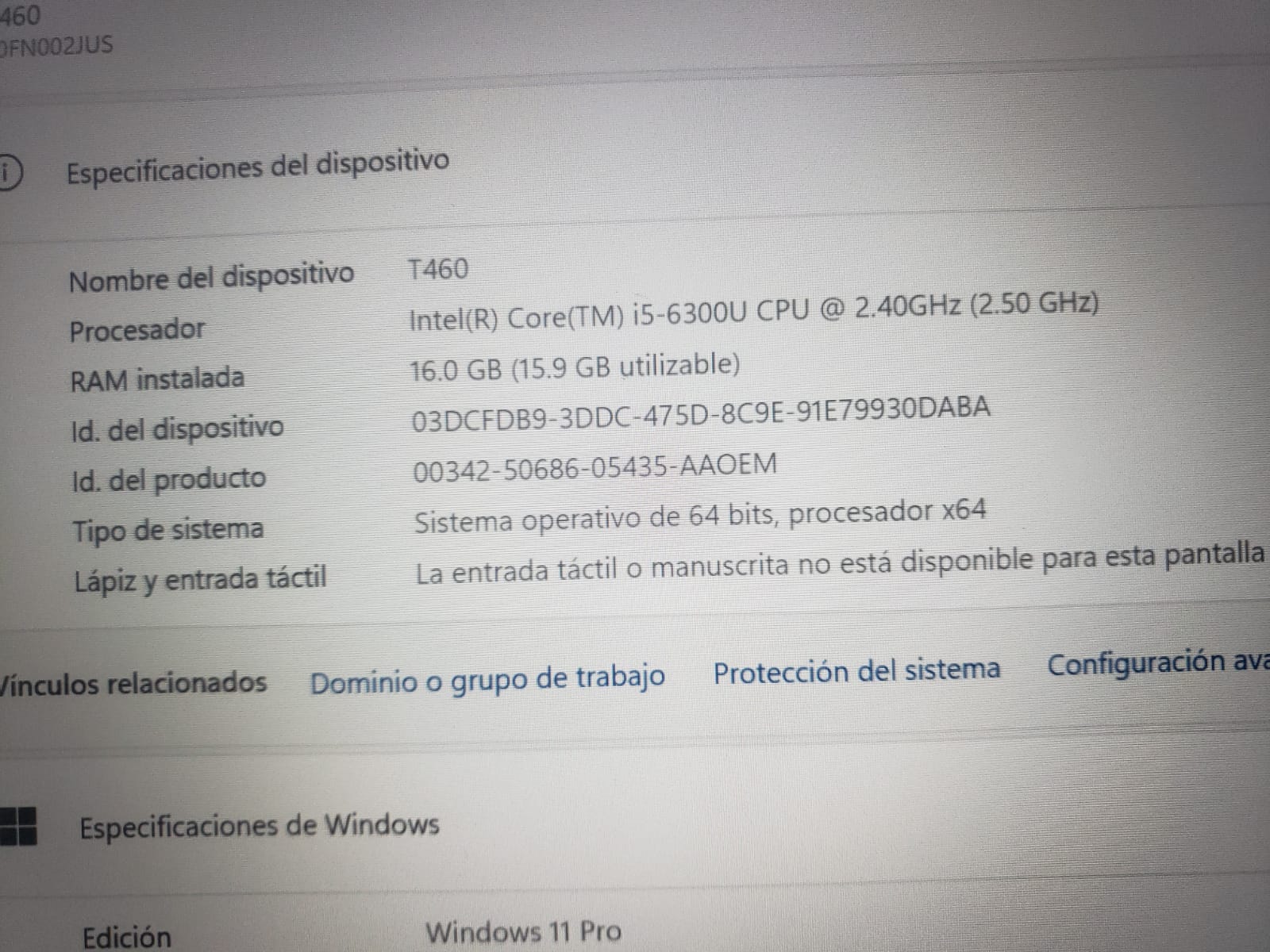 Lenovo ThinkPad T460 14 Laptop i5-6300U@2.40GHz 16GB RAM 512 GB SSD Wi Foto 7287685-3.jpg