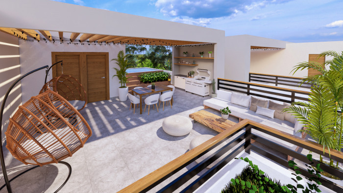 Se vende apartamento 2 Habs con Rooftop en Bavaro  Foto 7288390-3.jpg
