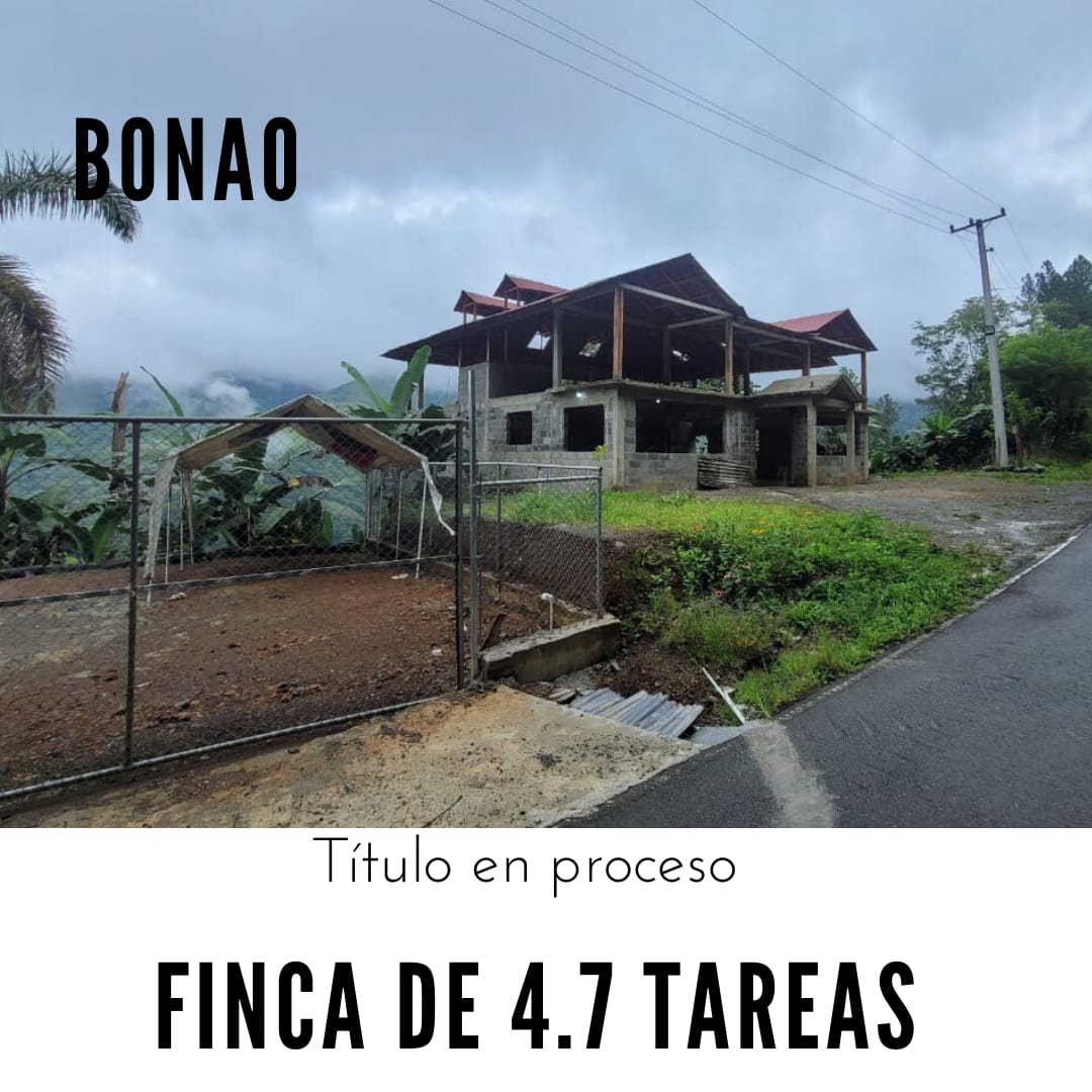 Finquita de 4.7 tareas agrícolas con casa campestre en Bonao Foto 7290212-1.jpg