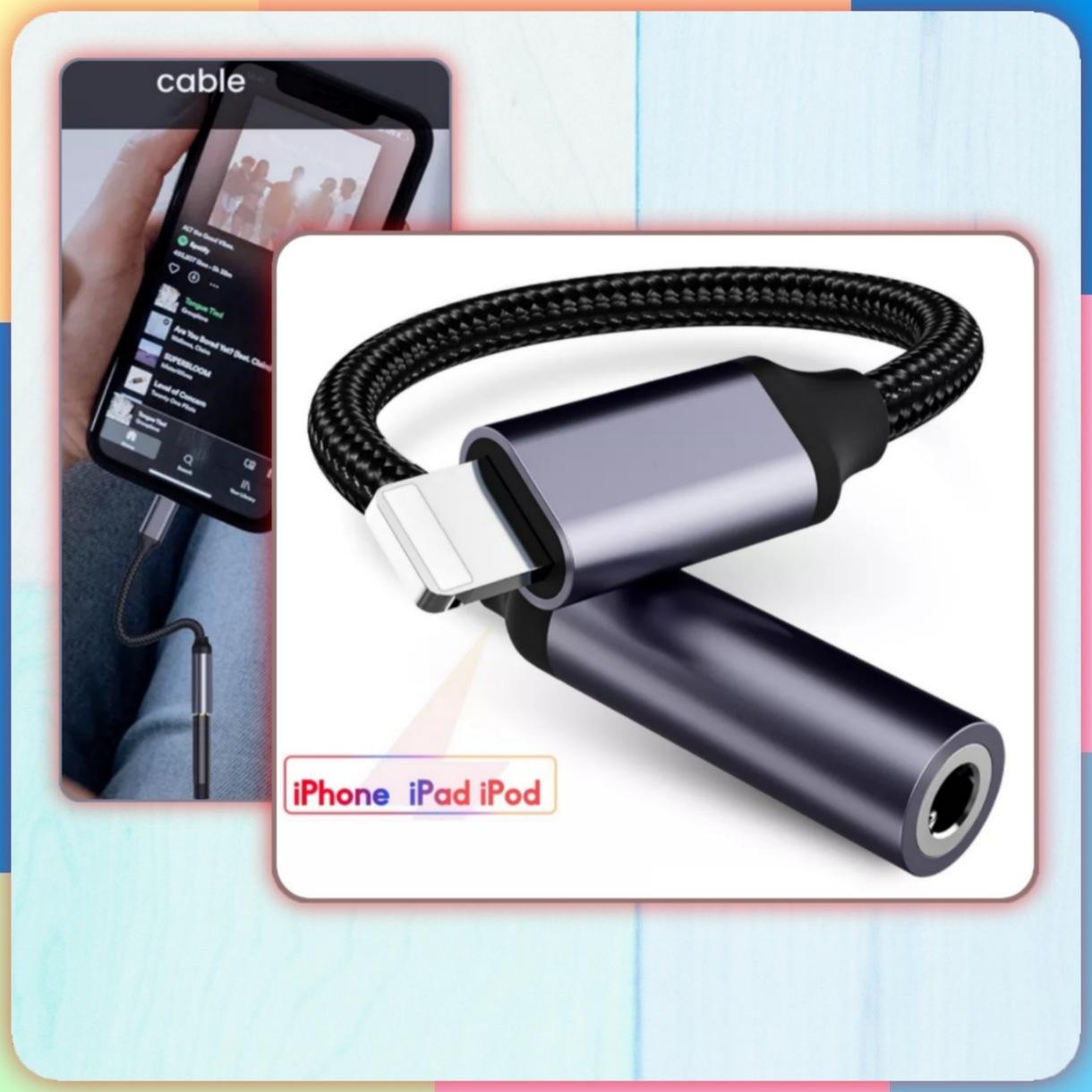 Adaptador auxiliar de audio para iPhone y iPad Foto 7290816-1.jpg