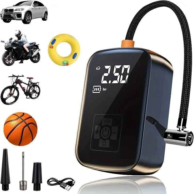 Bomba de Aire Recargable – Infla en Segundos para Carro Motor  bici pe Foto 7291194-4.jpg
