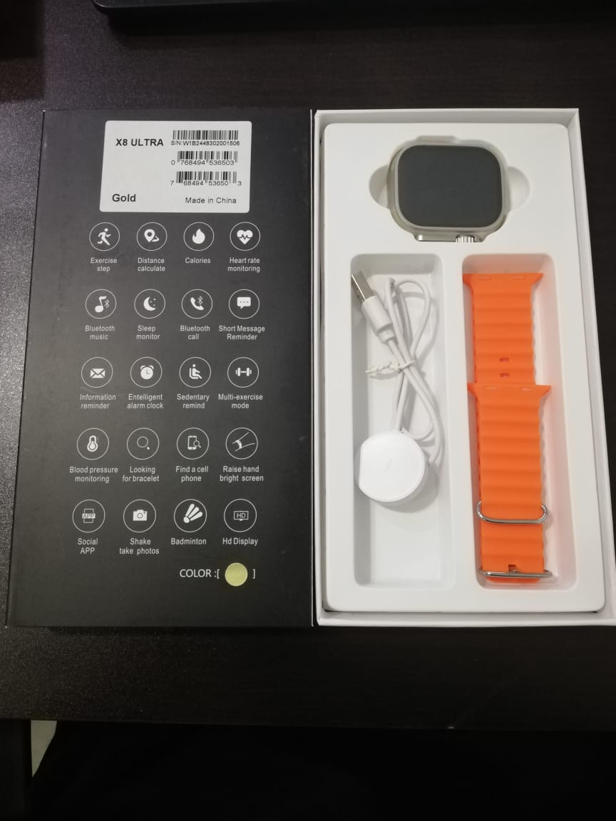X8 Ultra Fit Pro – Reloj inteligente con monitoreo deportivo y llamada Foto 7293353-2.jpg