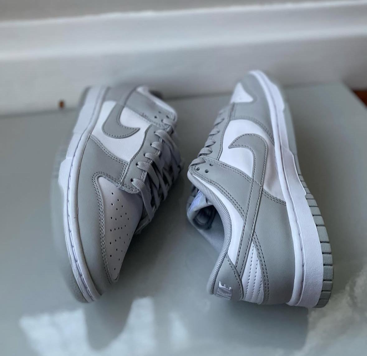 Tenis Teni Sneakers Nike Dunk Low Grey Fog Originales Foto 7293511-3.jpg