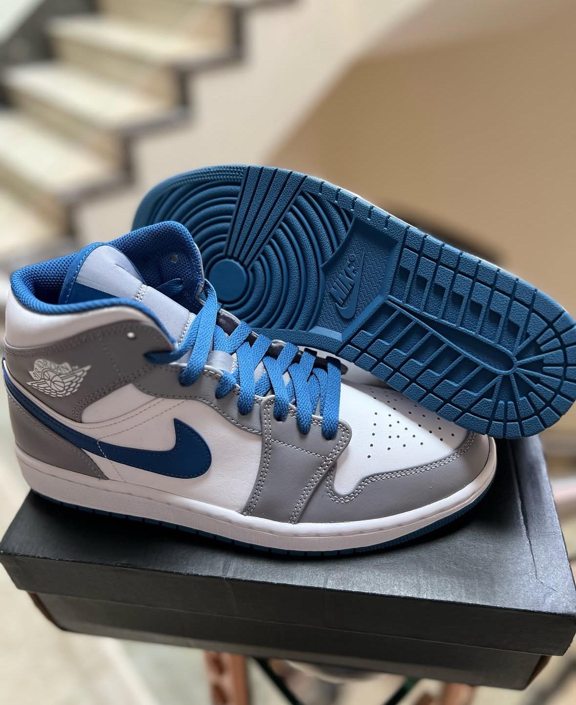 Tenis Sneakers NIKE AIR JORDAN 1 MID TRUE BLUE Original 2K26 Foto 7293524-4.jpg